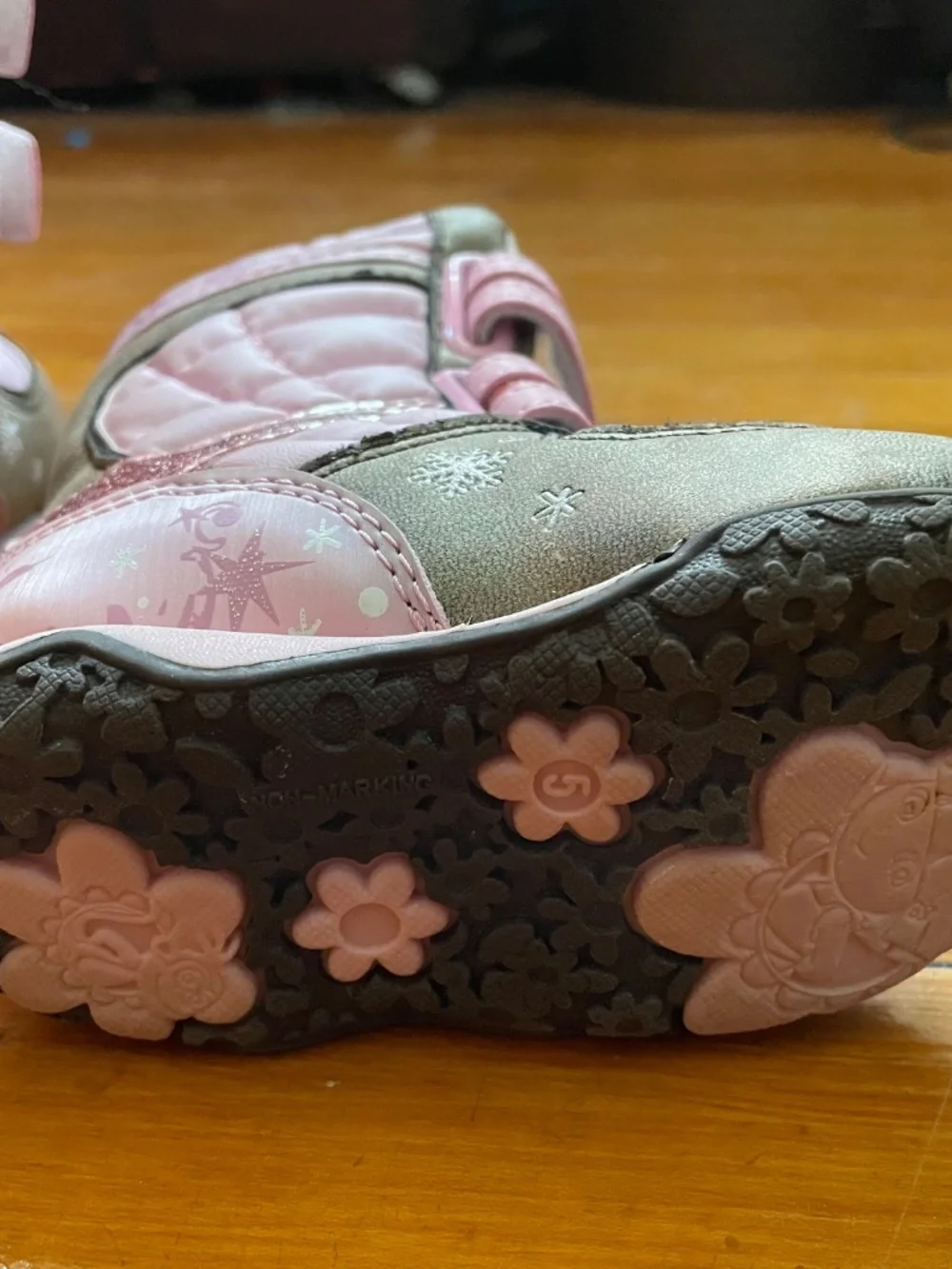 Vintage Dora the Explorer Y2K Rare 2003 Size 5M Toddler Girls Snow Boots Pink